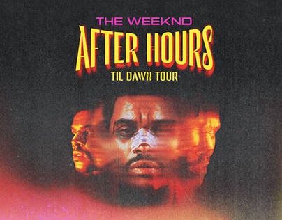 The Weeknd After Hours Til Dawn Tour Posters