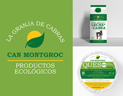 Logo, branding, package and web for goat farm in Spain