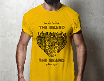 THE BEARD t-shirt design