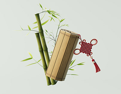 Bamboos and Chinese Cultural Elements