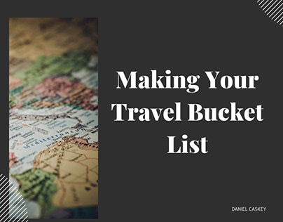 Making Your Travel Bucket List