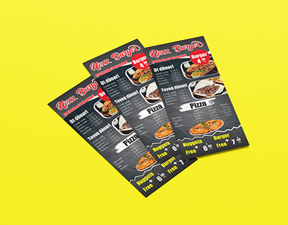 Fast food flyer design
