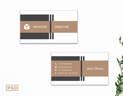 Free Decorative Business Card Template V3