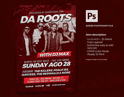 Band Event Flyer Template