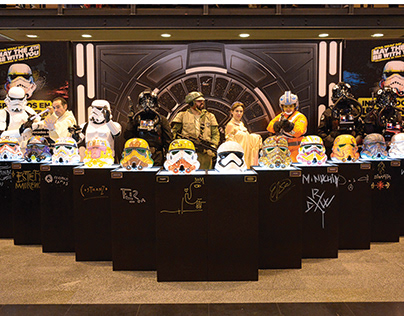 Star Wars - Exhibición de Cascos Storm Troopers