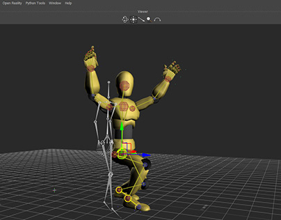 Duck Walk Man - Animation using Autodesk Motion Builder