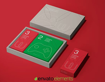 Paper Boxes Mockup - Envato Elements