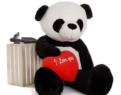 Shop Valentine Panda Bear from Giant Teddy Now
