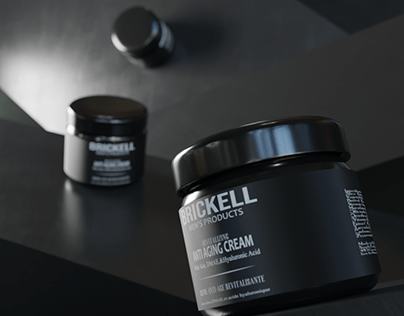 BRICKELL Anti-Aging Cream for Men - CG Visualization