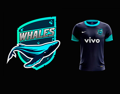 Whales E-Sport Team | Logo + T-Shirt