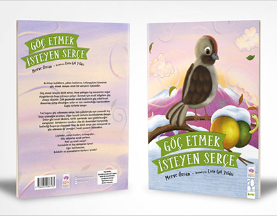 Göç Etmek İsteyen Serçe-children’s book illustration