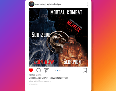 Mortal Kombat for NETFLIX (Instagram)