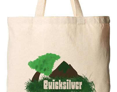 quicksilver tote bag