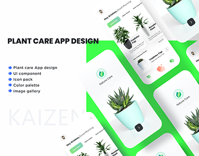 Plant care app design