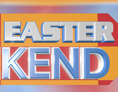 Happy Mega Easter Weekend Ident-Cinema 4D