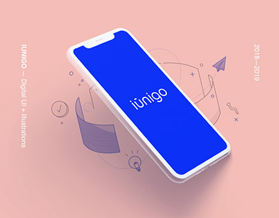 Iūnigo — All digital Insurer — UI + Illustrations