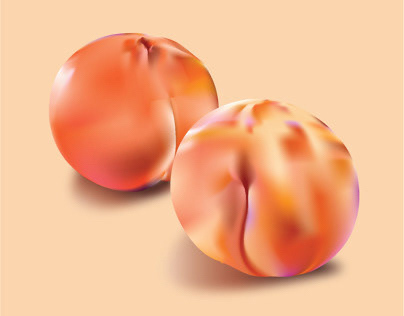 [a pair of peaches]