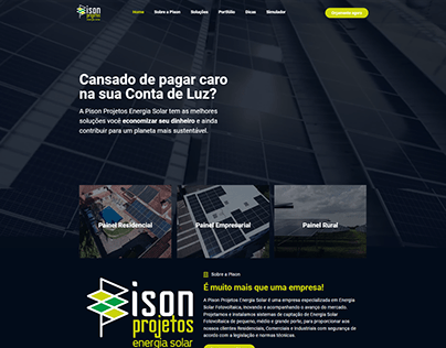 Pison Projetos Energia Solar | Site