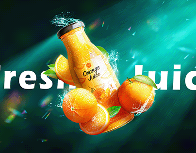 Orange Juice Ad design