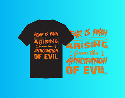 FEAR IS PAIN ARISING FROM THE ANTICIPATION OF EVIL