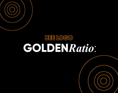 bee logo (golden ratio