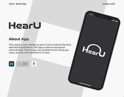 HearU Mobile app (Study case UX/UI)