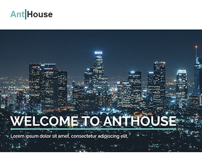landing page ANTHOUSE