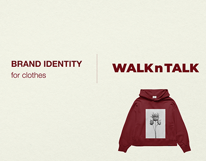 Clothes' brand identity | WALKnTalk