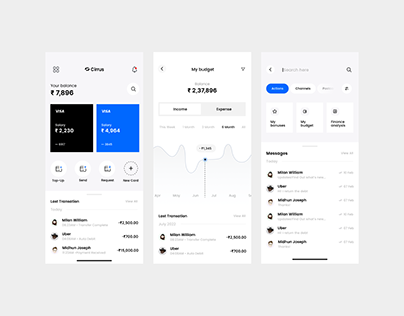 Finance App | App Concept Design