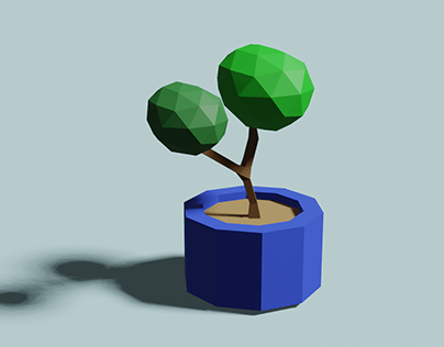 Small Cute Plant with blender No.24