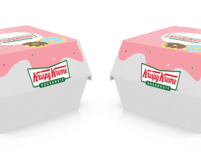 Krispy Kreme Donut Ambalaj Tasarım Ödev Projesi