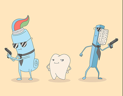 Dental illustration for children