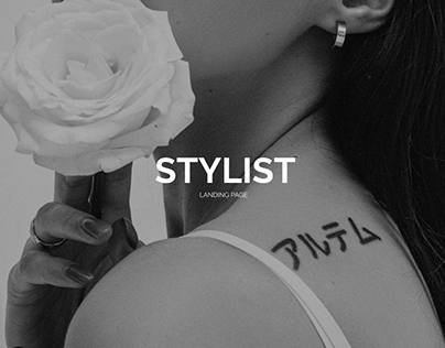 Landing Page for Stylist