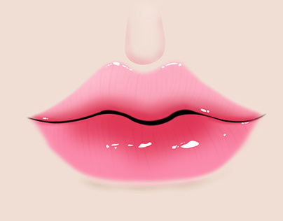 Lip Digital Painting