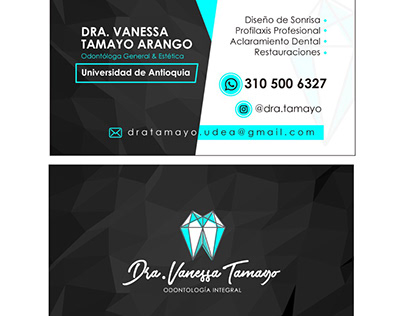 Odontología - Logotipo y tarjetas personales