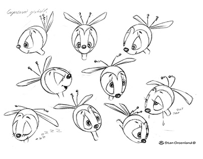 Character design - Lilly Libel expressions