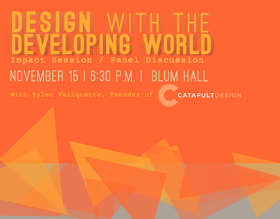 Design With the Developing World (Event Poster)