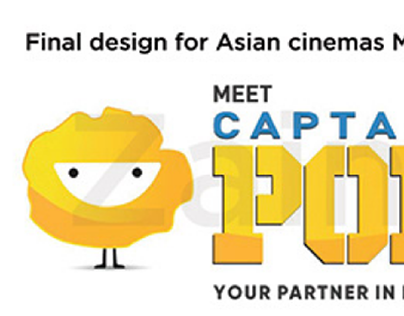 Project thumbnail - captain pop logo for asain cinema s