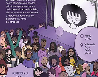 Cartel Presentación Oficial de Afrocolectiva