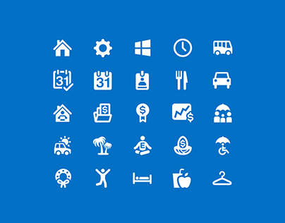 Intel Icon Set Design