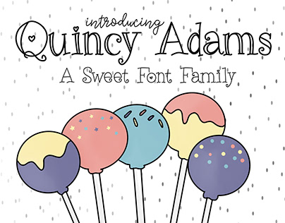 Quincy Adams Hand Lettered Font
