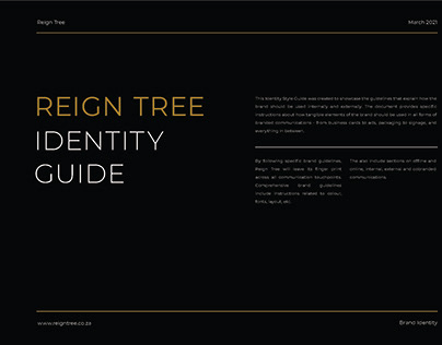 Reign Tree Logo and Brand Guide