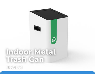 Indoor Metal Trash Can