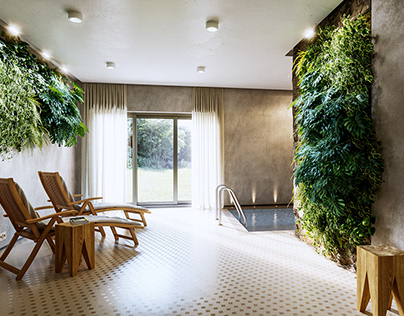 Multiple interiors with wellness