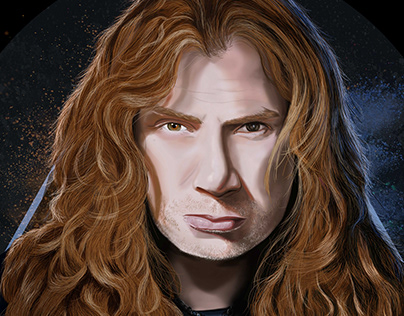 Dave Mustaine Digital Painting