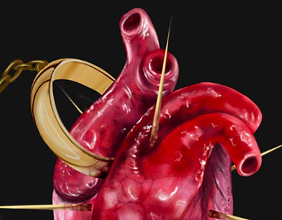 Heart Mace (Vampiric Weapon Concept Art)