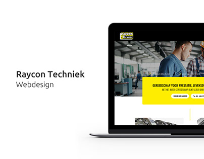 Raycon Techniek - Webdesign