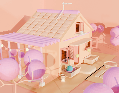 Low Poly 3D Model 12: House