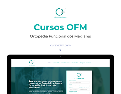 Landing Page - Curso Ortopedia Funcional dos Maxilares