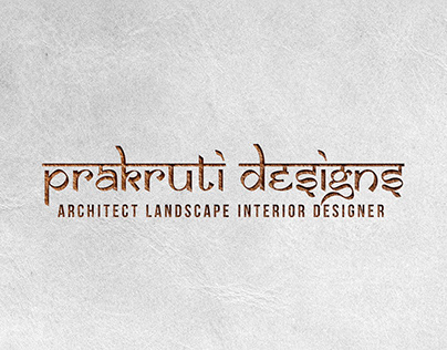 Prakruti Designs Brand Logo Design | WebsManiac Inc.